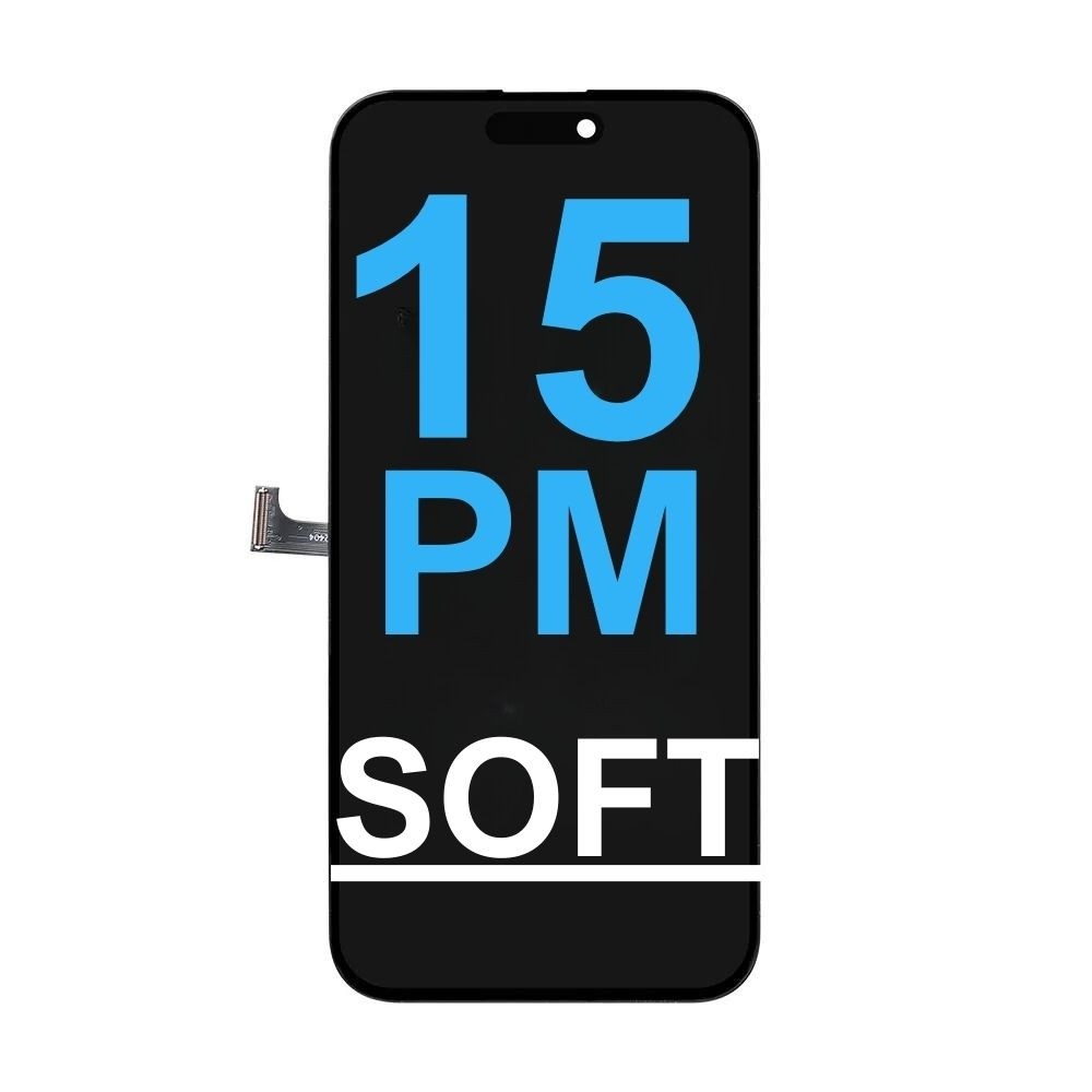 LX Soft Oled Screen Assembly Replacement for Apple iPhone 15 pro max