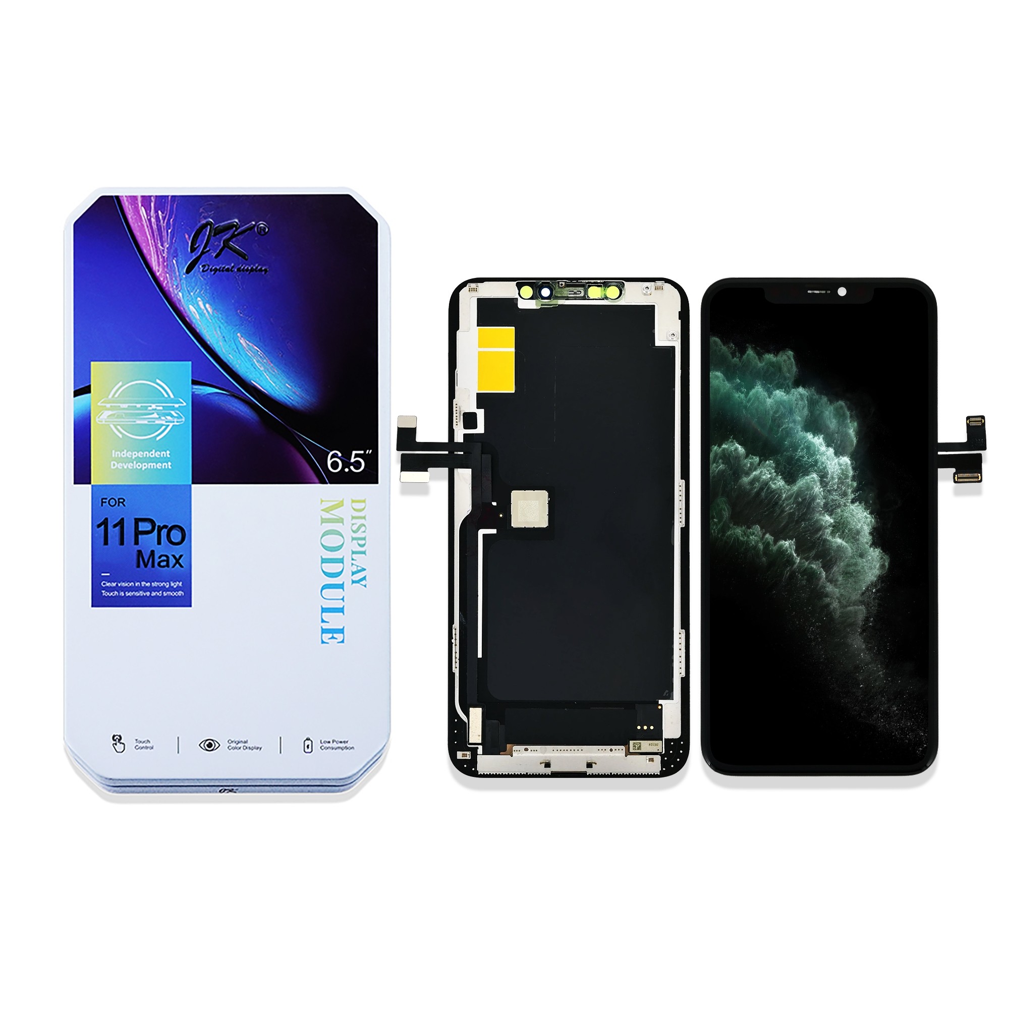 JK FHD LCD Screen Assembly Replacement for Apple iPhone 11 Pro max